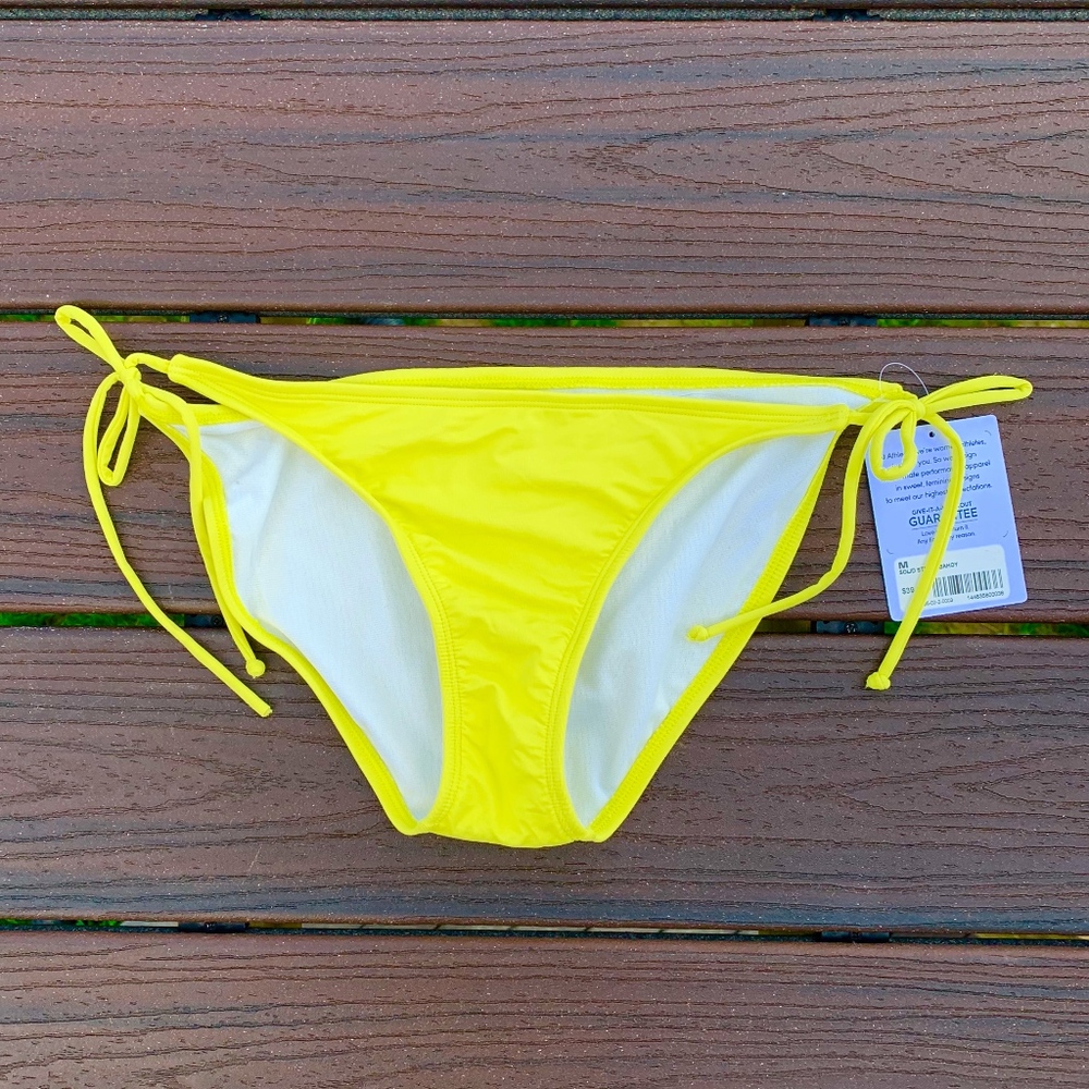 Athleta Yellow Bikini Bottoms